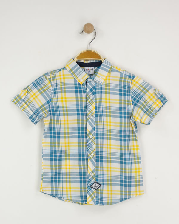 Picture of YF630 BOYS HIGH QUALITY SMART CHECKED SHIRT